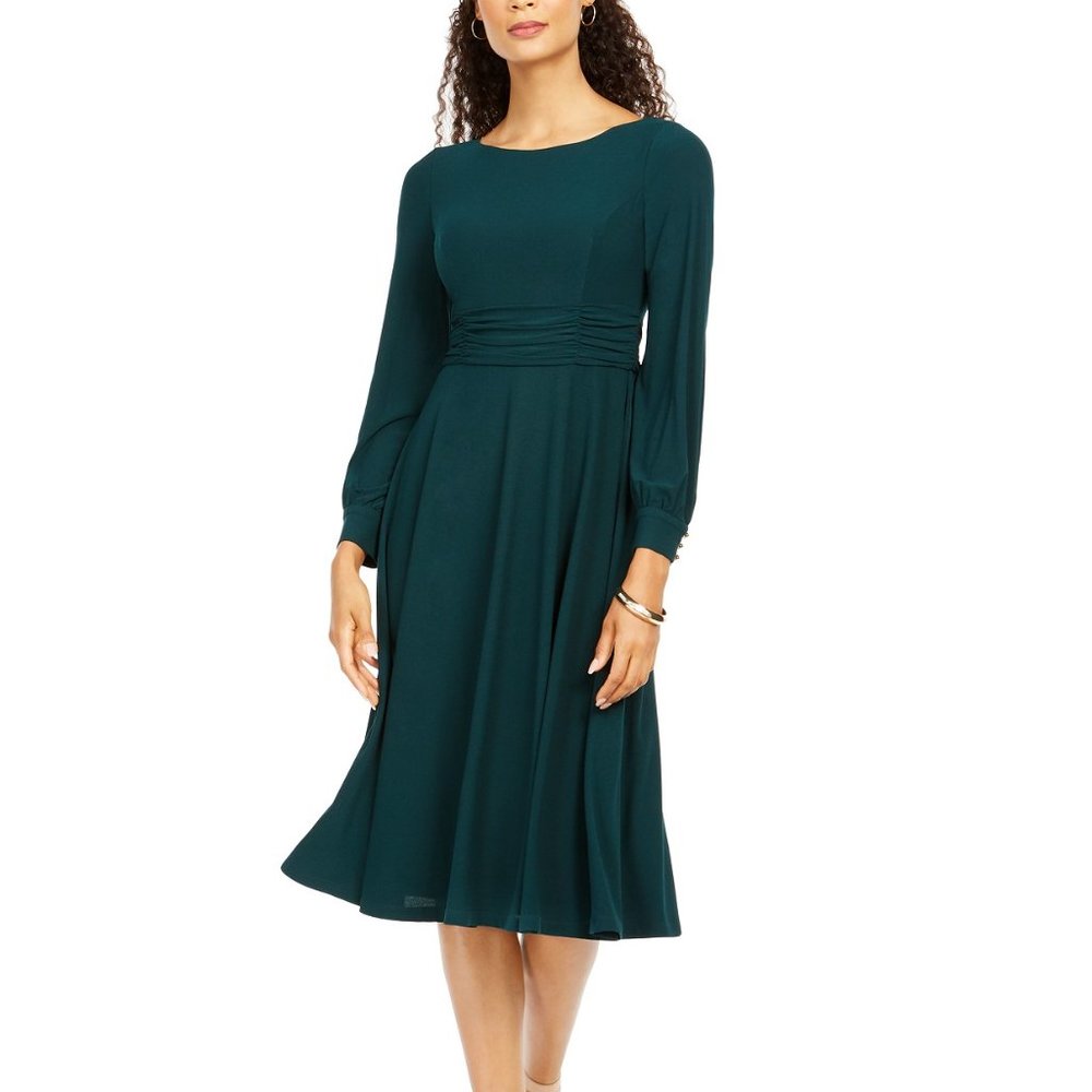 Long Sleeved Midi Dress